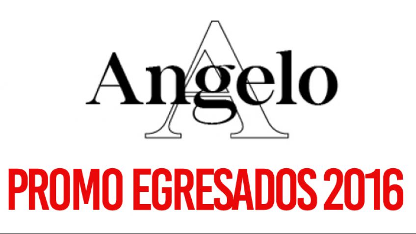 Ángelo. Promoción Egresados 2016