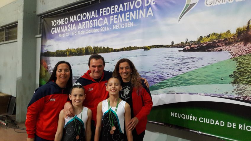 Excelente participación de gimnastas tricolores en Neuquén