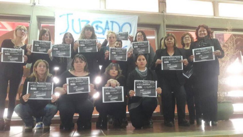Gran adhesión al cese de actividades 