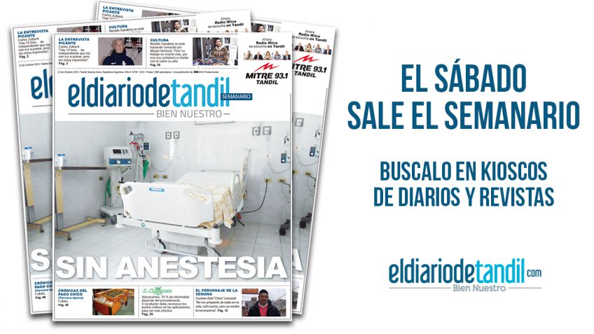 "Sin Anestesia", la tapa del Semanario