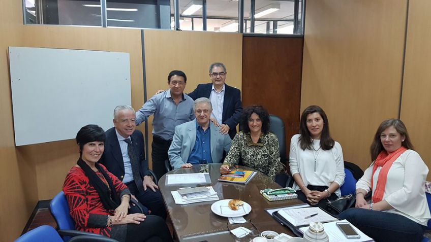 Autoridades del Instituto AMEMT en la Universidad de Morón
