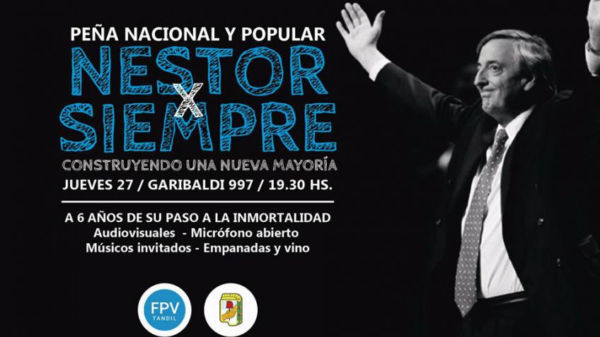 El FPV conmemora un nuevo aniversario del fallecimiento de Néstor Kirchner