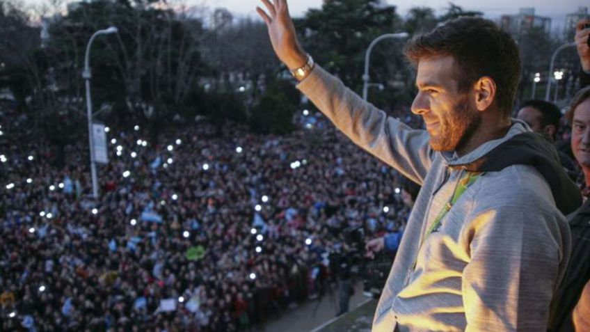 Delpo pasará unos días en Tandil antes de meterse en la Copa Davis