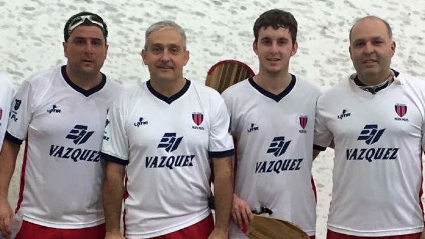 Ferro en la final provincial de tercera categoría de Pelota Paleta