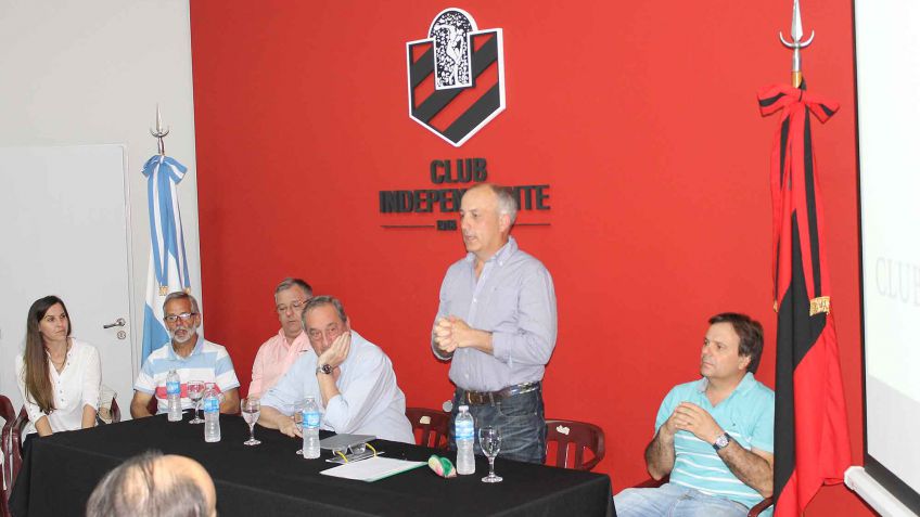 Independiente presentó el proyecto del Polideportivo del Centenario