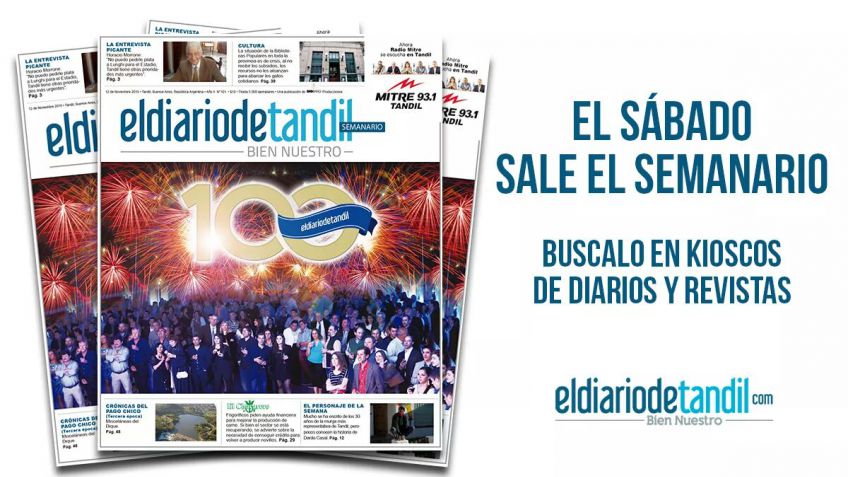 "Cumplimos cien números", la tapa del Semanario