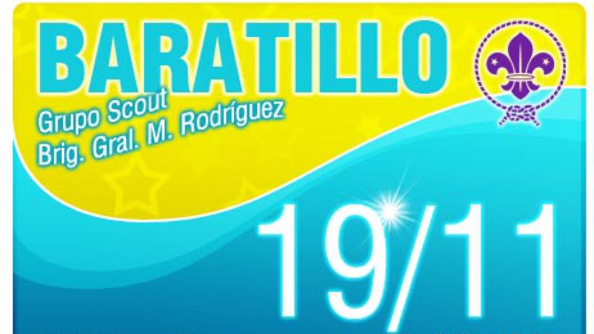 Baratillo en el Grupo Scout