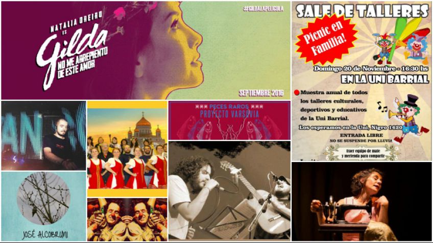 Todos los shows del fin de semana
