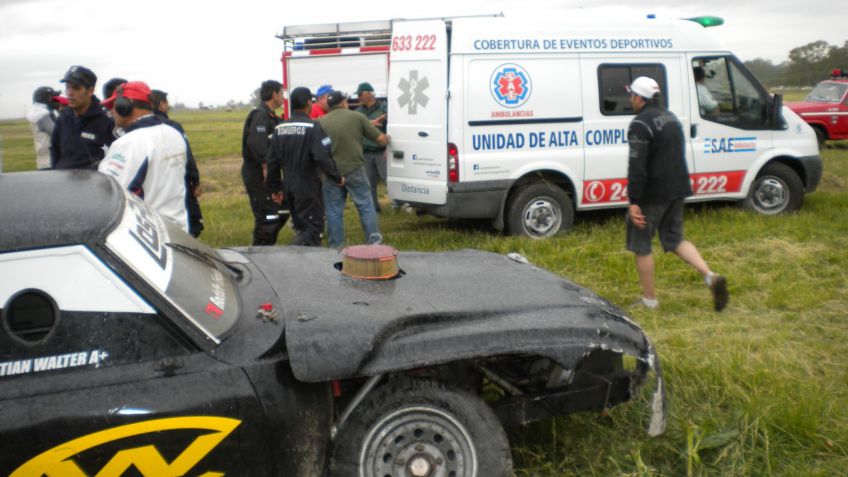 Grave accidente en la final de APAC A en Rauch