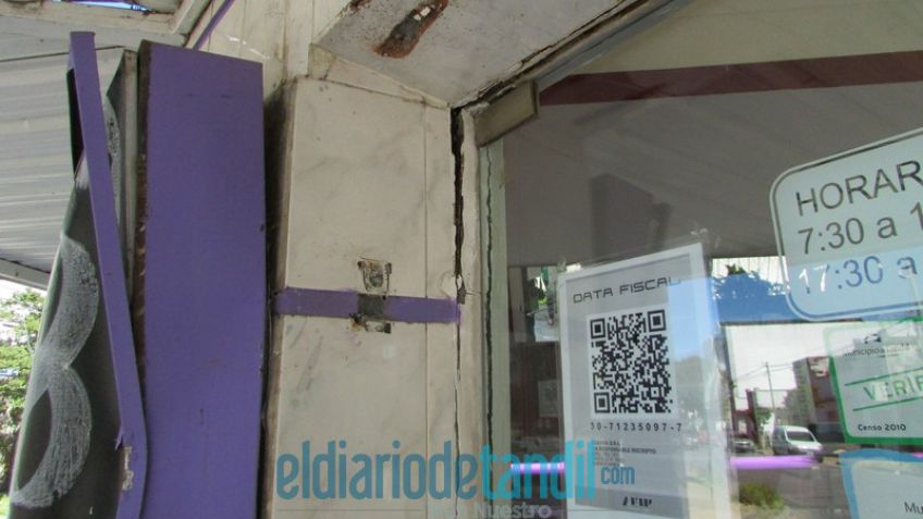 Intentaron robar una carnicería y no pudieron, pero ocasionaron daños