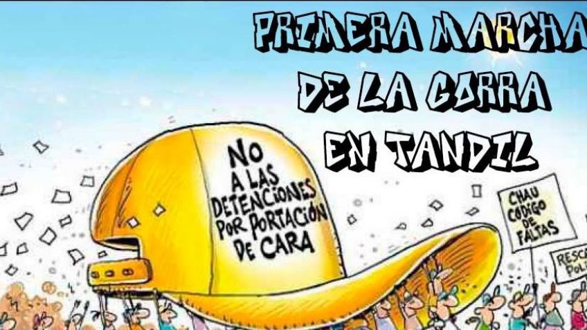 La marcha de la gorra pasó para el lunes