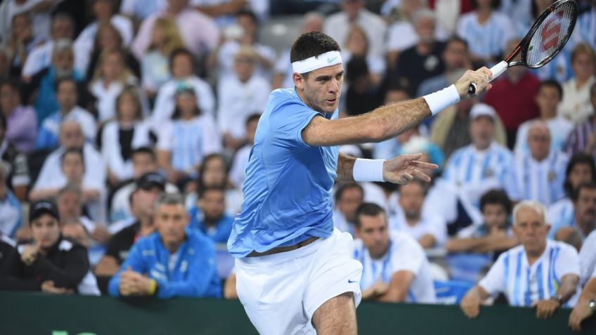 Desde las 10, Del Potro buscará dejar con vida a Argentina 