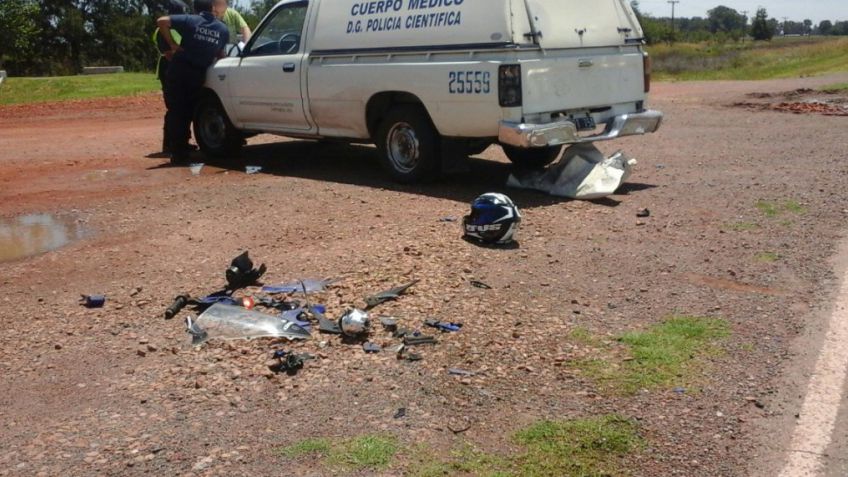 Grúa tandilense involucrada en fatal accidente
