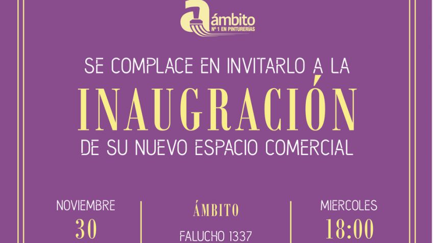La Ciudad le abre las puertas al color con una nueva sucursal  de pinturerías ámbito en Tandil