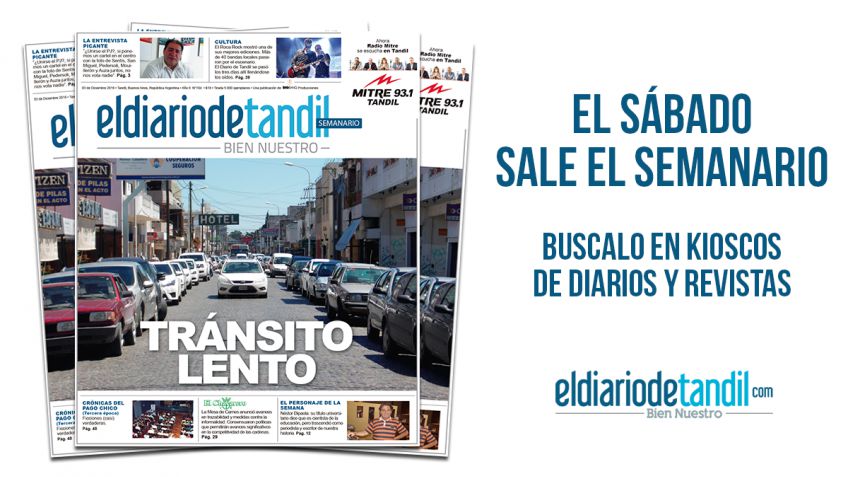 "Tránsito lento", la tapa del Semanario