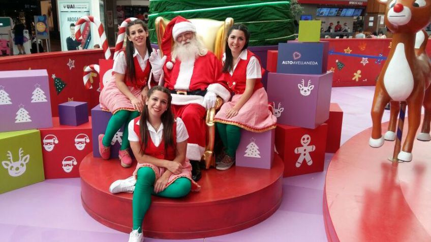 Un Papá Noel serrano en Buenos Aires
