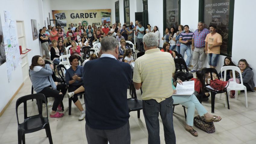 Gardey votó el presupuesto participativo 2017