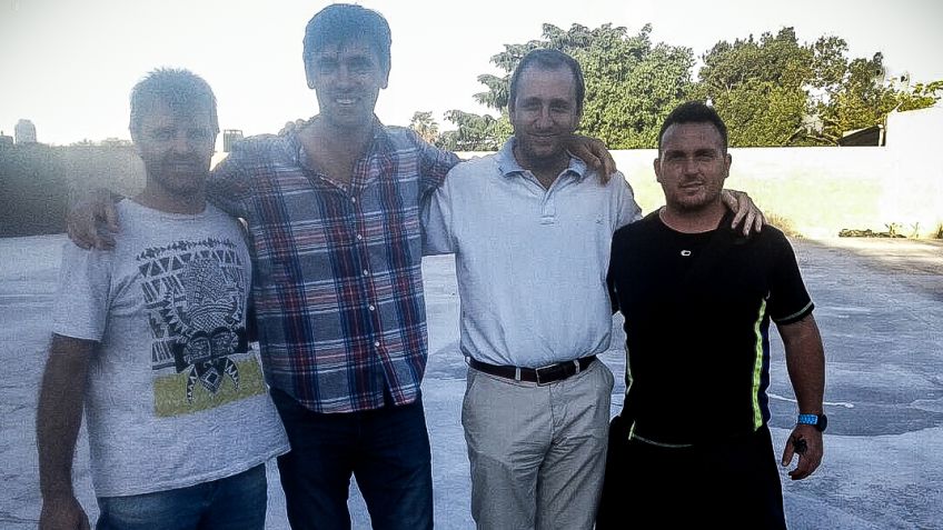 Iparraguirre entregó ayuda económica para las obras del playón de Ferro