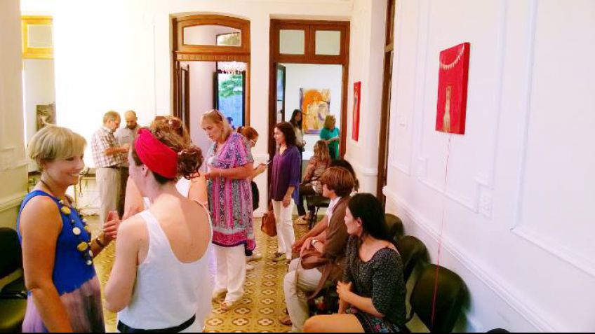 Se realizó una interesante muestra de arte en la Asociación de Abogados