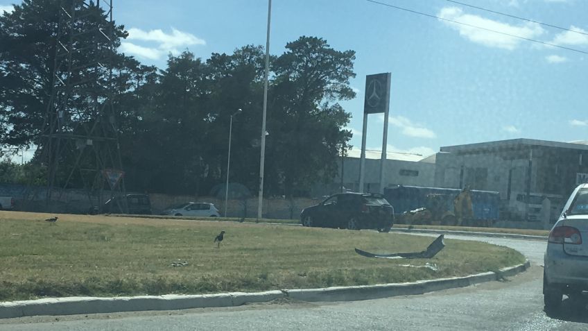 Accidente de tránsito en rotonda de la 226