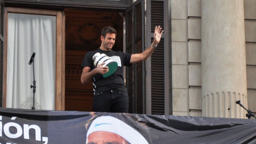 Las imágenes de la recibida a Delpo con la Davis
