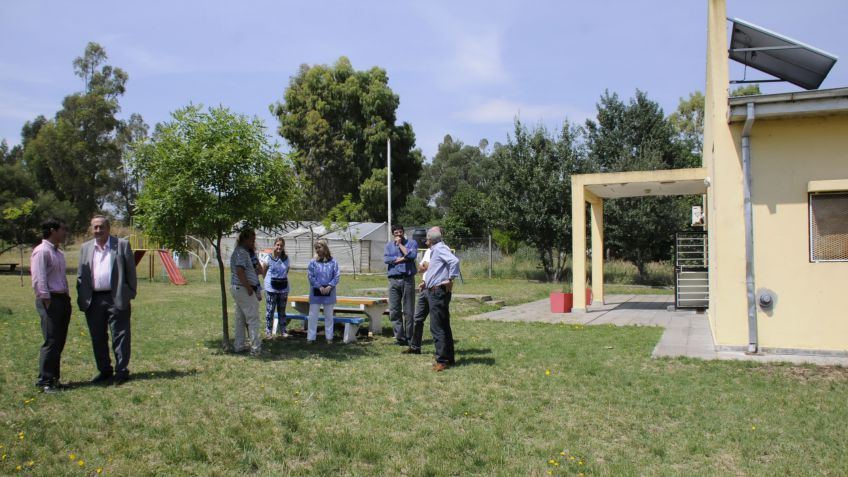 Municipio y Usina presentaron el sistema de energía solar en el jardín de Cerro Leones