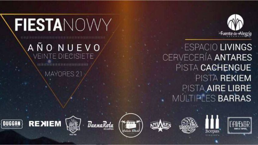Fiesta Nowy, para arrancar el año a lo grande