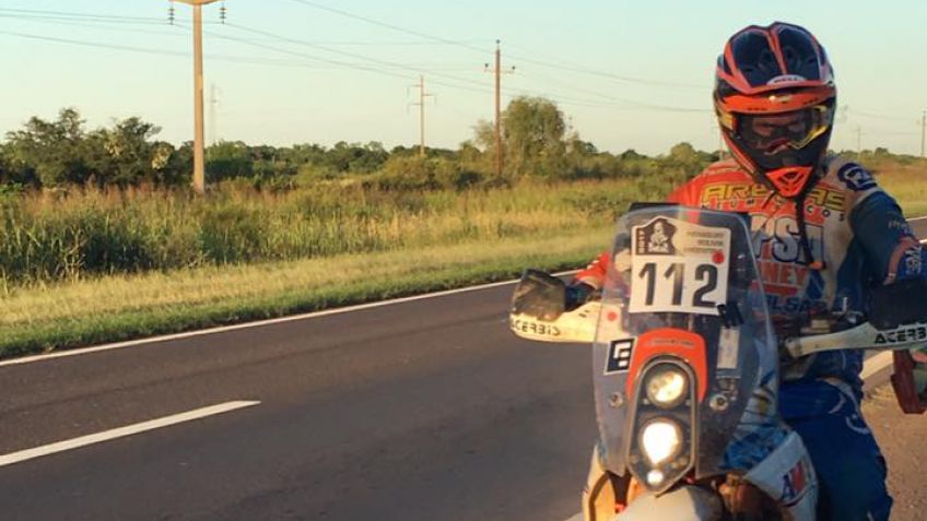Kevin Echeveste llegó 73º en la primera del Dakar