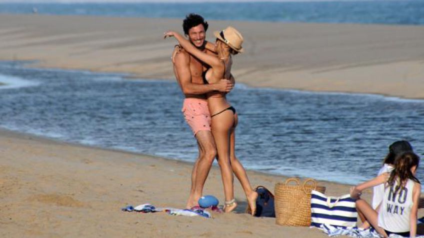 Pico la pasa bárbaro con Pampita en Uruguay