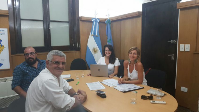 Se realizaron gestiones en la Provincia por el transporte escolar rural