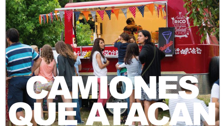 "Camiones que atacan", la tapa del Semanario