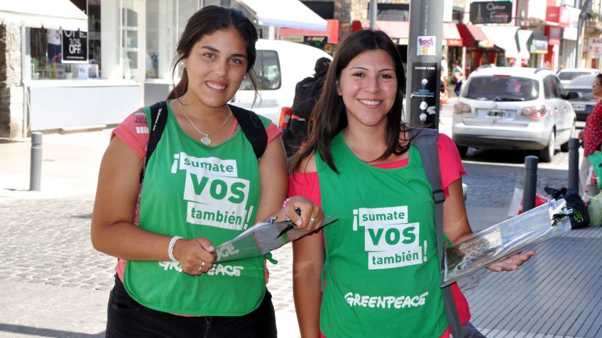Greenpeace en el centro