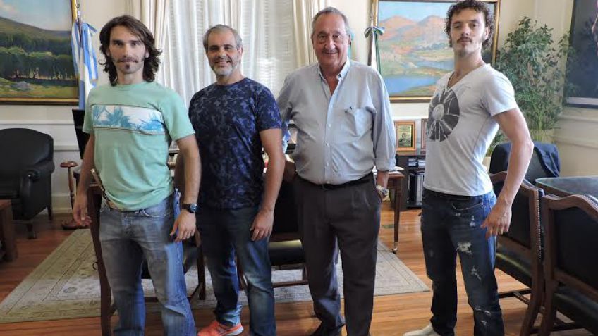 Los ganadores del Festival de Malambo visitaron al intendente