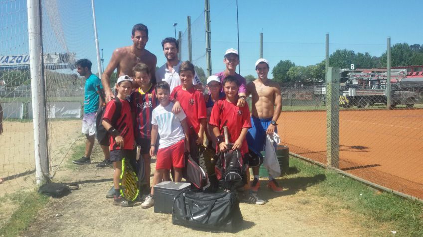 Del Potro entrenó en el club Independiente