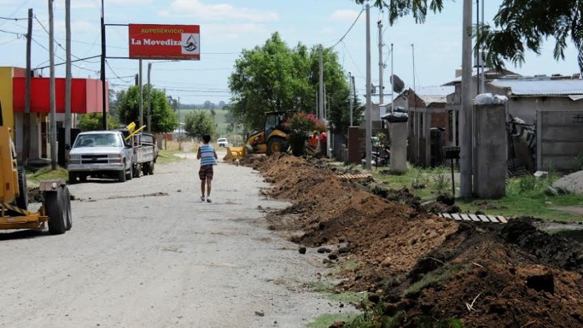 Arrancaron las obras de urbanización integral en Movediza