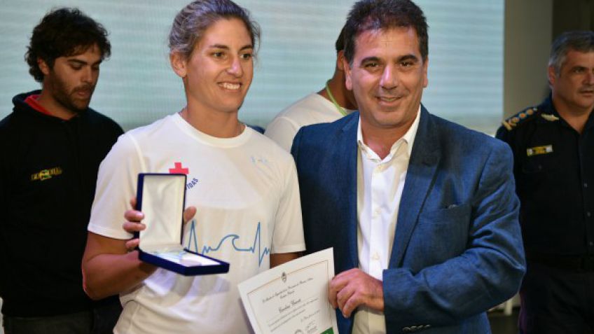 La guardavidas de Tandil fue reconocida por Ritondo