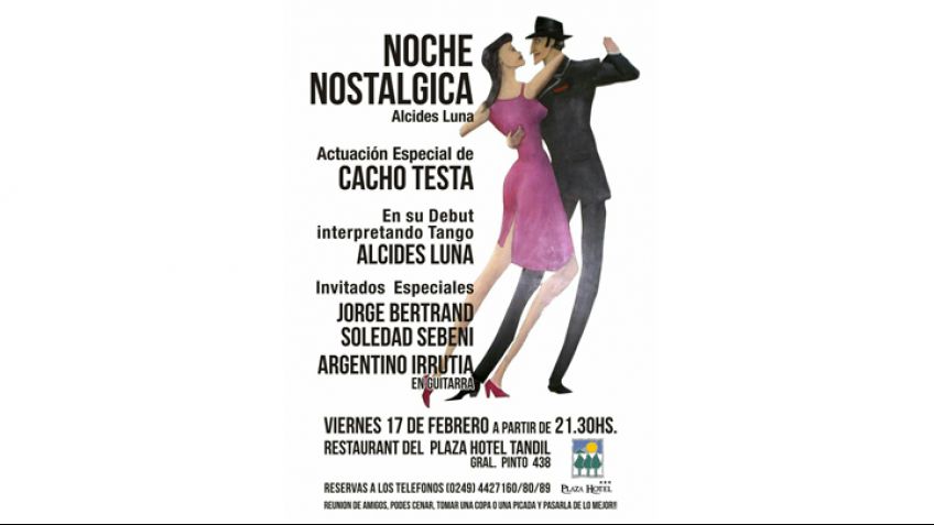 "Noche nostálgica" en el Plaza 