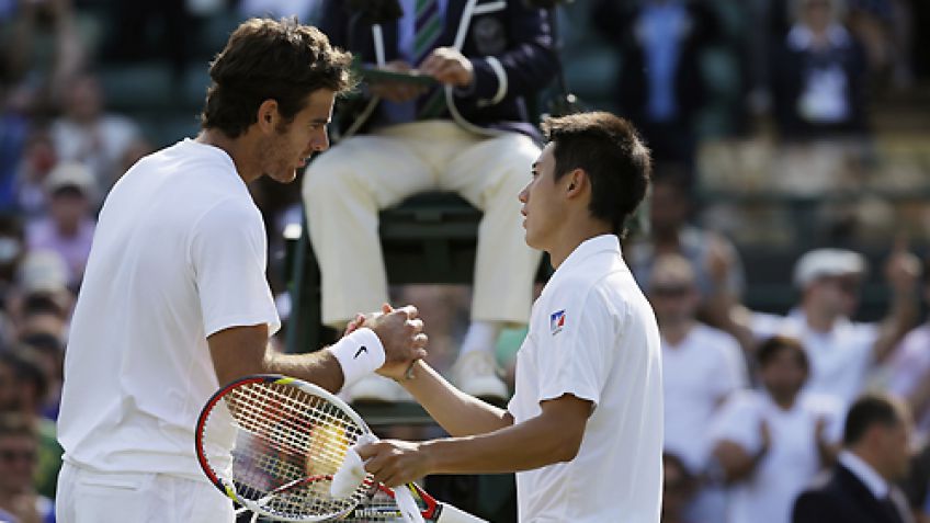 Nishikori llegó a Argentina y tiró flores: "Del Potro podrá volver al top ten, estoy seguro"