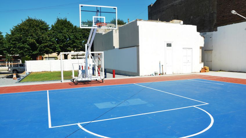 Se posterga la inauguración del playón polideportivo de Ferro