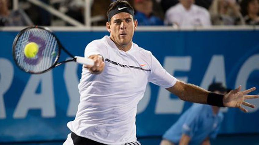 Desde las 22, Delpo va por los cuartos en Delray Beach