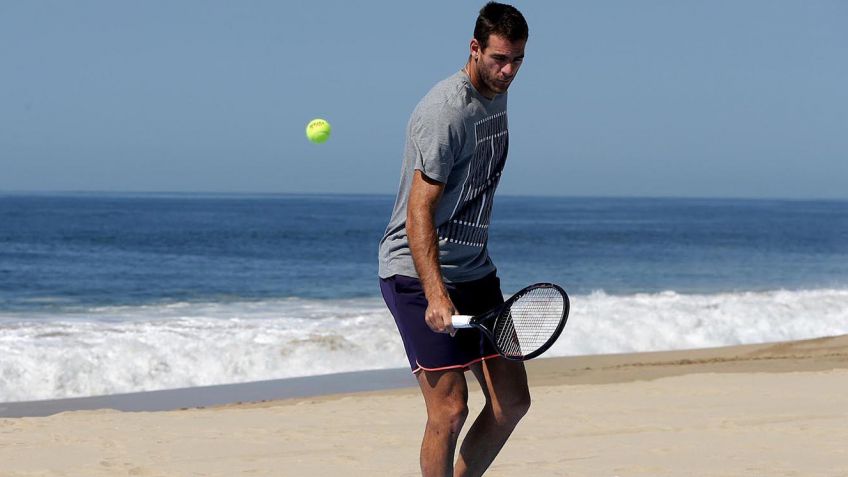 Del Potro debuta en Acapulco con Djokovic en el horizonte