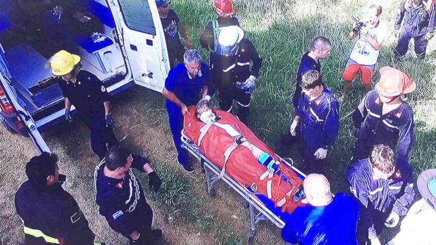 Parapentista tandilense se accidentó en Balcarce