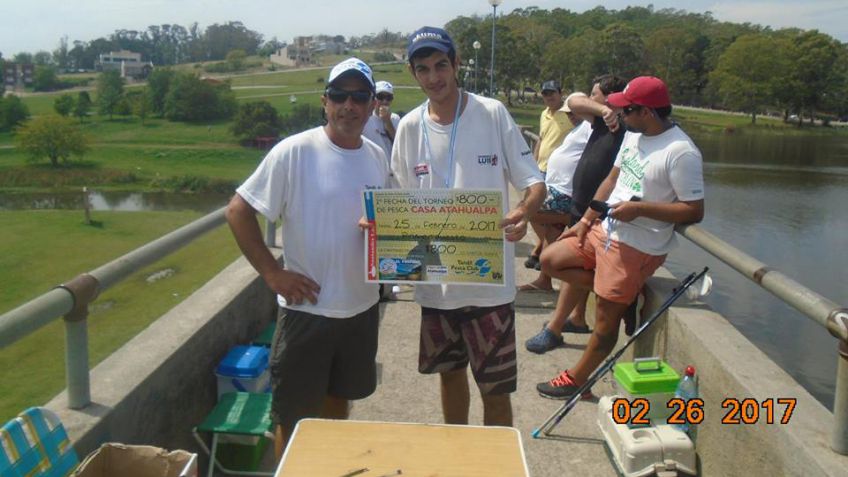 Facundo Menchón imbatible en el Lago tandilense