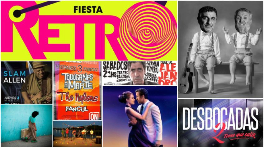 Agenda de espectáculos de jueves a domingo