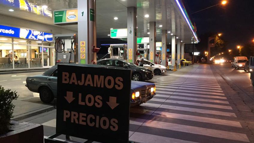 ¡Bajó la nafta!