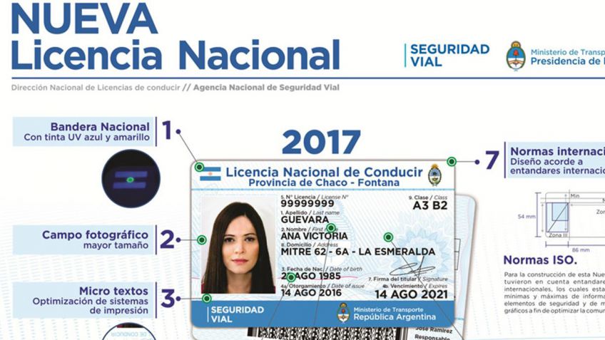 Se presentó la nueva licencia de conducir