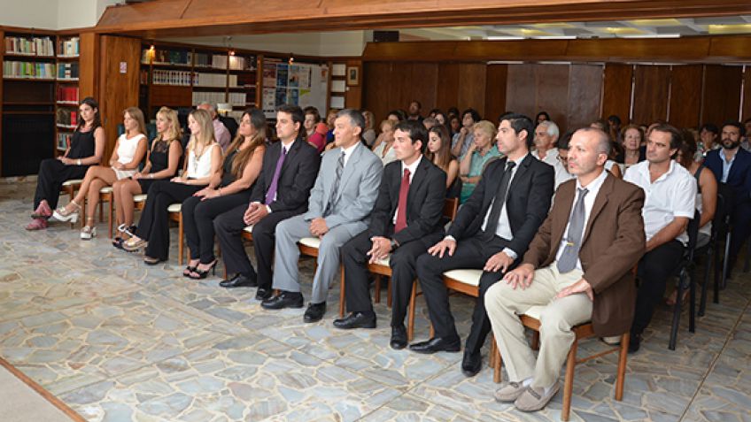 Jura y bienvenida a nuevos abogados matriculados
