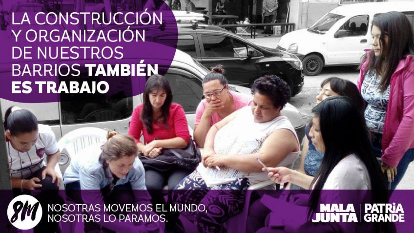 "Las trabajadoras comunitarias de Patria Grande adherimos a las actividades"