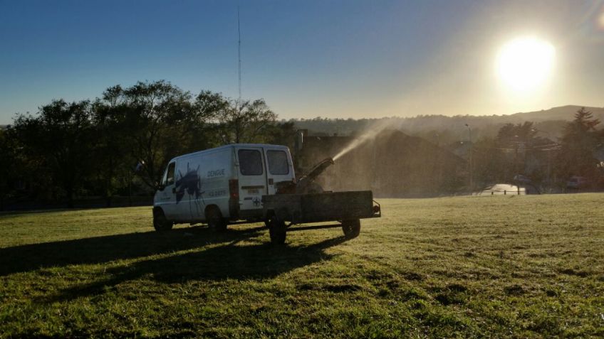 El Municipio continúa fumigando para disminuir la presencia de mosquitos