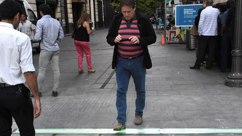 Inauguraron en Rosario el primer semáforo horizontal del país para peatones